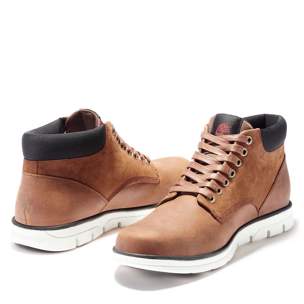 Timberland Chukka Μποτακια Ανδρικα Καφε - Bradstreet Δερματινα Sneaker - Greece 3157964-KJ